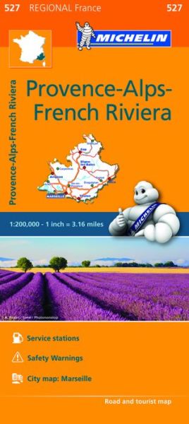 Provence- Alps - French Riviera - Michelin Regional Map 527: Map - Michelin - Kirjat - Michelin Editions des Voyages - 9782067209435 - maanantai 7. maaliskuuta 2016