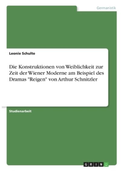 Cover for Schulte · Die Konstruktionen von Weiblich (N/A)