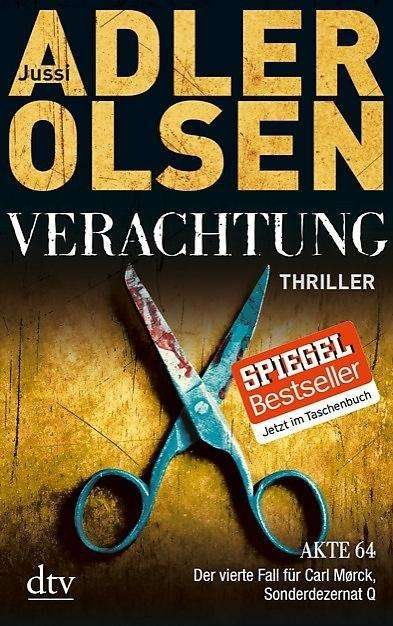 Carl Mørck: Verachtung - Jussi Adler-Olsen - Bücher - DTV Deutscher Taschenbuch Verlag - 9783423215435 - 1. August 2014