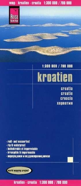 Cover for Reise Know-How · Croatia (1:300.000 / 700.000) (Map) (Bok) (2024)
