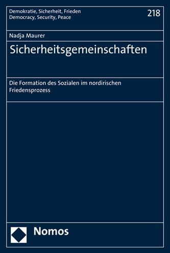 Cover for Maurer · Sicherheitsgemeinschaften (Book) (2016)