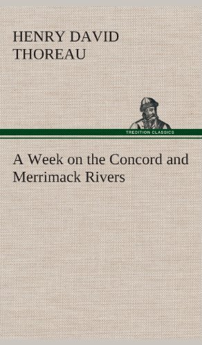 Cover for Henry David Thoreau · A Week on the Concord and Merrimack Rivers (Hardcover bog) (2013)