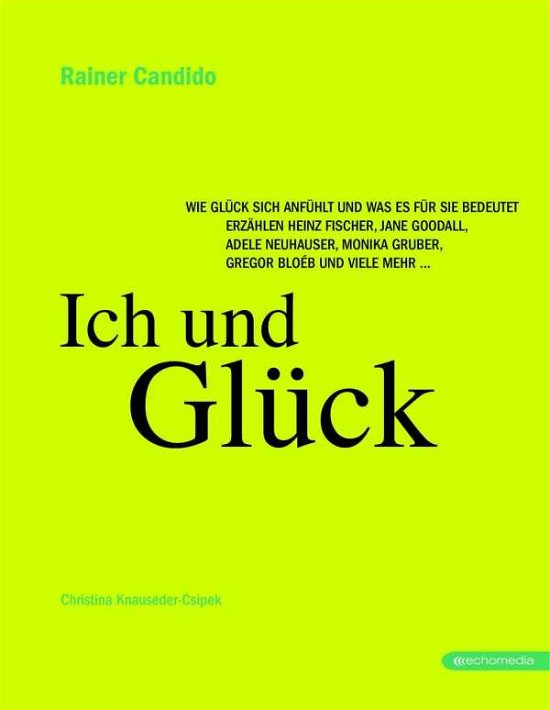 Cover for Candido · Candido:ich Und GlÃ¼ck (Book)