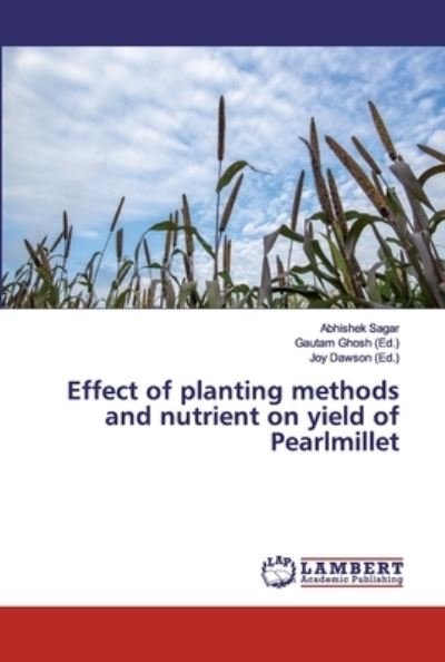 Cover for Sagar · Effect of planting methods and nu (Book) (2019)