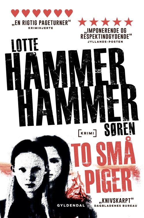 Cover for Lotte og Søren Hammer · Maxi-paperback: To små piger (Paperback Bog) [2. udgave] (2018)