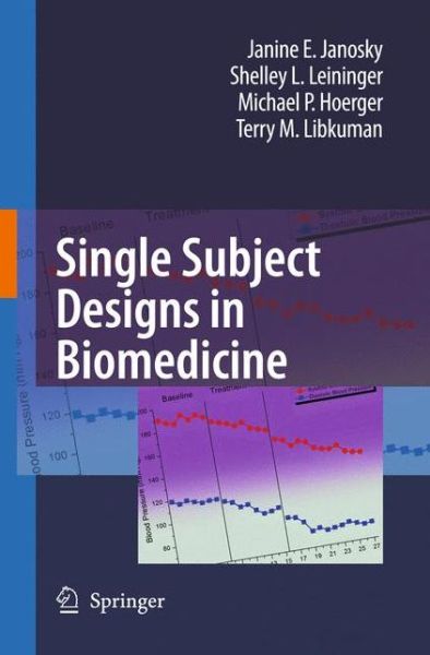 Janine E. Janosky · Single Subject Designs in Biomedicine (Hardcover Book) [2009 edition] (2009)