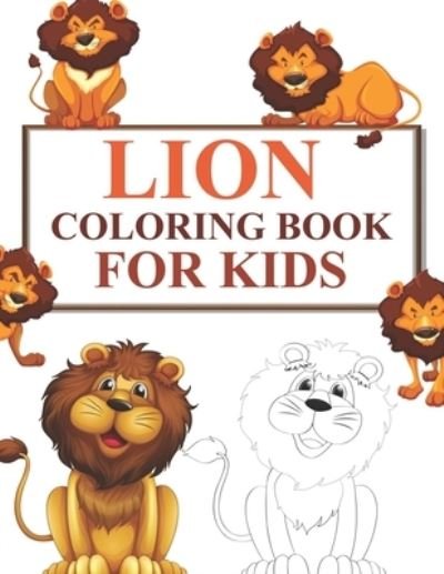 Cover for Motaleb Press · Lion Coloring Book For Kids (Paperback Book) (2021)