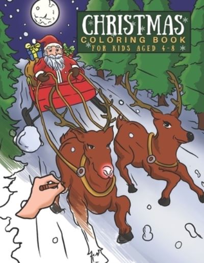 Cover for Church Street Books · Christmas Coloring Book For Kids Aged 4 - 8 (Paperback Book) (2020)