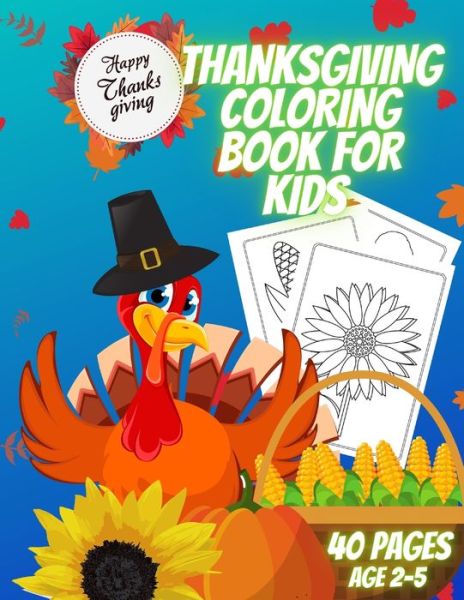 Cover for Anette Cecille · Thanksgiving Coloring Book for Kids (Paperback Book) (2020)