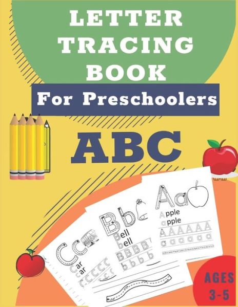 Cover for A O Books · LETTER TRACING BOOK For Preschoolers (Paperback Book) (2020)