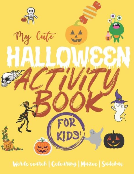 Cover for Hal Color · My cute halloween activity book for kids (Paperback Bog) (2020)