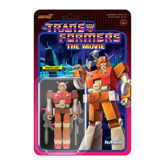 Cover for Transformers Reaction Figures Wv6 Wreck-gar (G1) (MERCH) (2023)