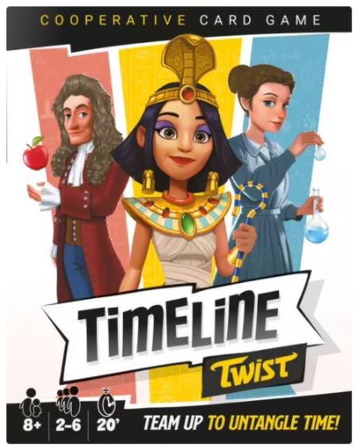 Timeline Twist Card Game - Timeline - Livros - ASMODEE - 3558380108436 - 30 de junho de 2023