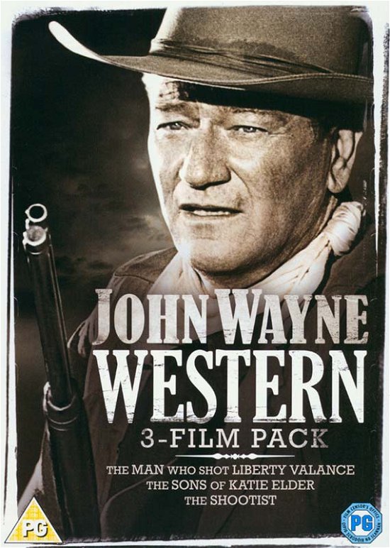 Cover for John Wayne Western Triple (DVD) (2016)