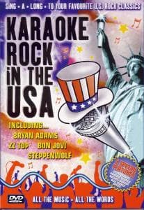 Cover for Karaoke Rock In The USA (DVD)