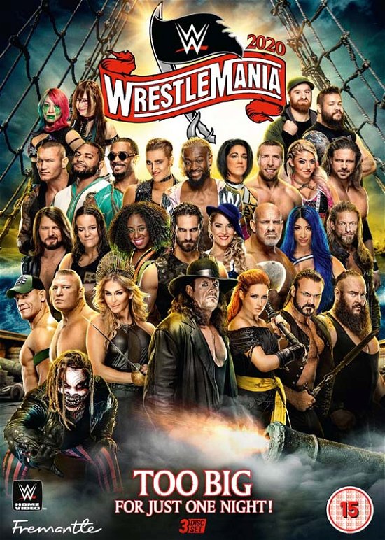 WWE - Wrestlemania 36 - Wwe Wrestlemania 36 DVD - Elokuva - World Wrestling Entertainment - 5030697043436 - maanantai 8. kesäkuuta 2020