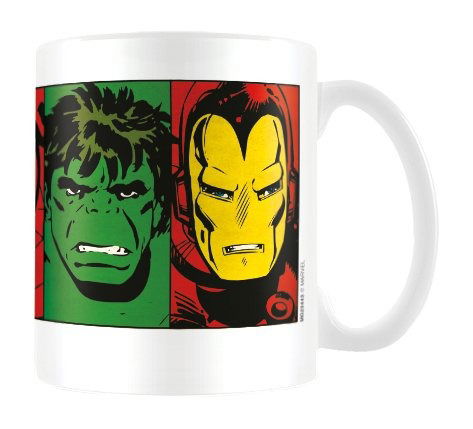 Cover for Marvel: Pyramid · Marvel Retro Faces Mugs (Legetøj)