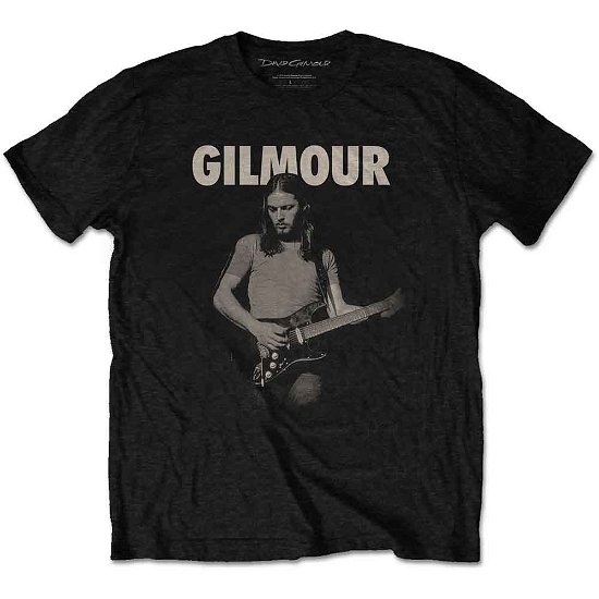 Cover for David Gilmour · David Gilmour Unisex T-Shirt: Selector 2nd Position (T-shirt) [size L] [Black - Unisex edition]