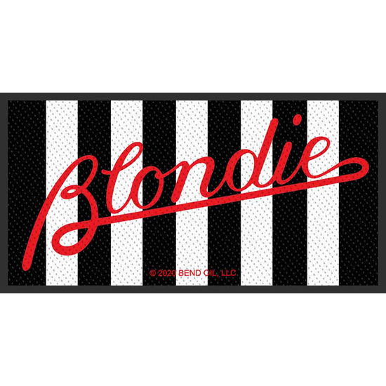 Blondie Standard Patch: Parallel Lines - Blondie - Produtos - PHD - 5056365702436 - 20 de julho de 2020