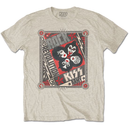 KISS Unisex T-Shirt: Rock Revolution - Kiss - Merchandise -  - 5056368699436 - 