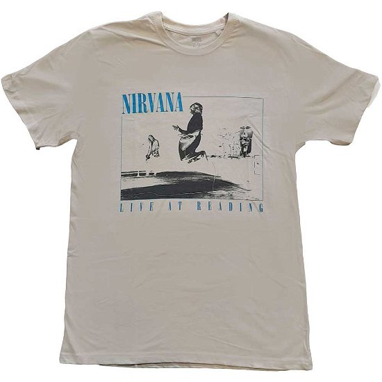 Nirvana Unisex T-Shirt: Live at Reading - Nirvana - Produtos -  - 5056561032436 - 
