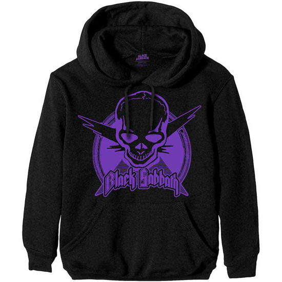 Black Sabbath Unisex Pullover Hoodie: Aviation Skull - Black Sabbath - Merchandise -  - 5056561061436 - 