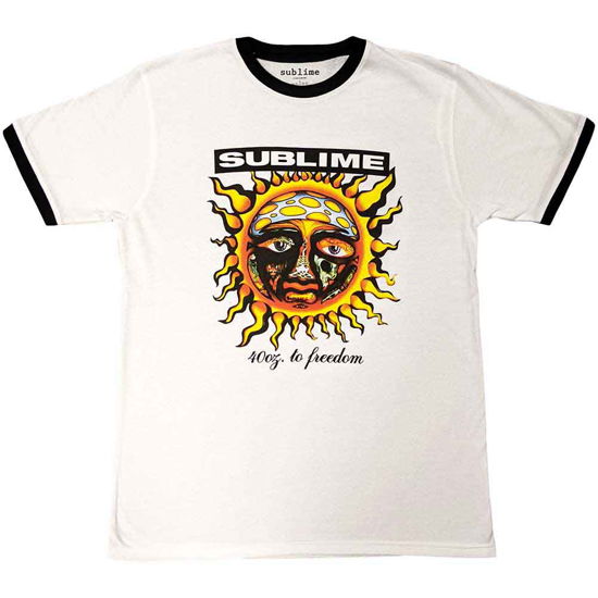 Cover for Sublime · Sublime Unisex Ringer T-Shirt: 40oz. To Freedom (CLOTHES) [size XL]