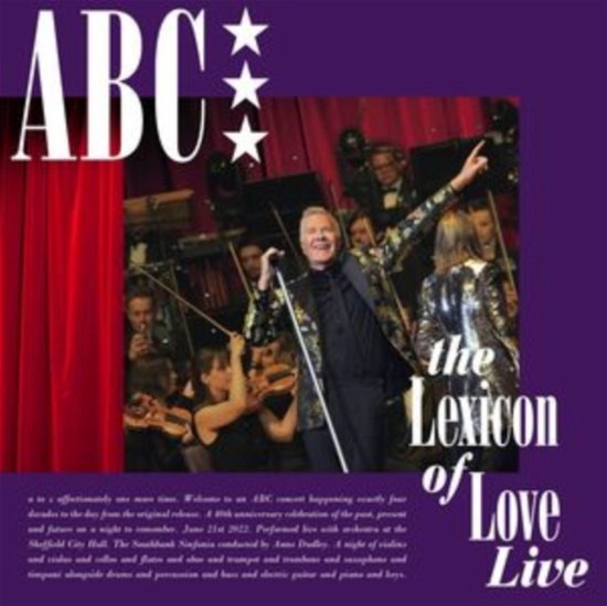 Cover for Abc · The Lexicon Of Love Live - 40th Anniversary Live At Sheffield City Hall (CD) (2023)