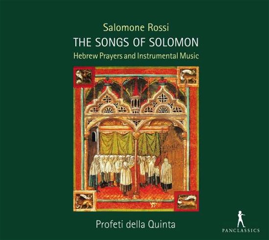 Cover for Rossi / Quinta · Songs of Solomon: Hebrew Prayers &amp; Instrumental (CD) (2017)