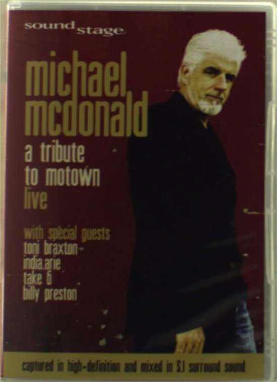Cover for Michael Mcdonald · Tribute To Motown, A (Soundstage) (DVD) (2009)