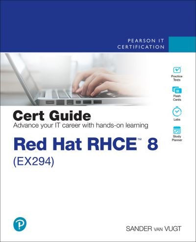Cover for Sander van Vugt · Red Hat RHCE 8 (EX294) Cert Guide - Certification Guide (Paperback Bog) (2020)