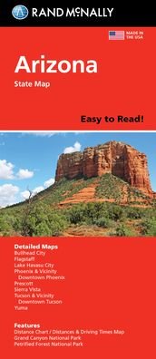 Cover for Rand McNally · Arizona State Map (Hardcover bog) (2021)