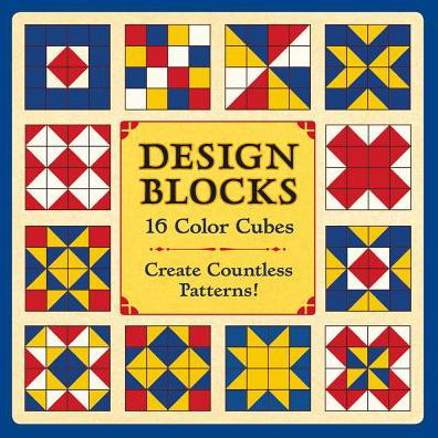 Design Blocks 16 Color Cubes Block Puzzle - Pomegranate - Gadżety - Pomegranate Communications Inc,US - 9780764967436 - 15 stycznia 2014