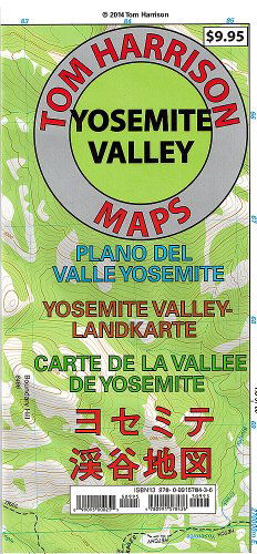 Cover for Tom Harrison · Yosemite Valley Map (Ca) (Tom Harrison Maps) (Map) (2014)