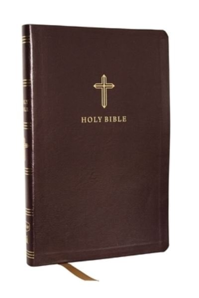Cover for Thomas Nelson · NKJV Holy Bible, Ultra Thinline, Burgundy Bonded Leather, Red Letter, Comfort Print (Leather Book) (2024)