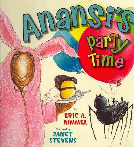 Cover for Eric A. Kimmel · Anansi's Party Time [with Paperback Book] (Audiobook (CD)) [Pap / Com Re edition] (2011)