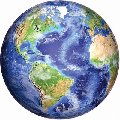 Cover for Peter Pauper Press Inc. · Planet Earth 1000 Piece Round Jigsaw Puzzle (N/A) (2021)