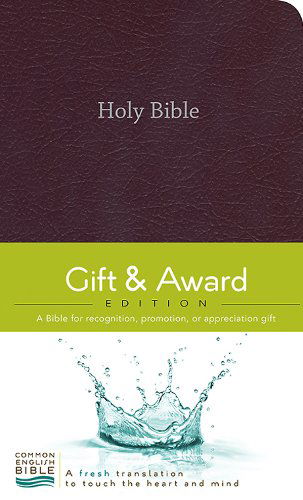 Cover for Common English Bible · Ceb Common English Bible Gift &amp; Award Burgundy Red Letter Edition (Lederbuch) (2014)