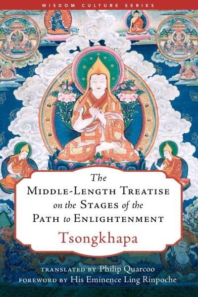 Cover for Tsongkhapa Losang Drakpa · The Middle-Length Treatise on the Stages of the Path to Enlightenment (Gebundenes Buch) (2021)