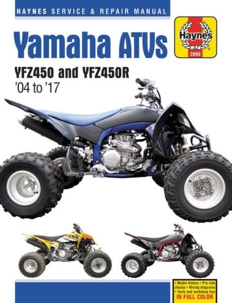 Cover for Haynes Publishing · Yamaha YZF450 &amp; YZF450R ATV Repair Manual: 2004-15 (Paperback Bog) (2016)