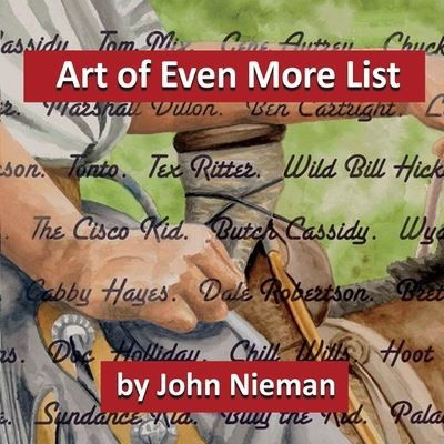Cover for John Nieman · Art of Even More Lists (Paperback Book) (2019)