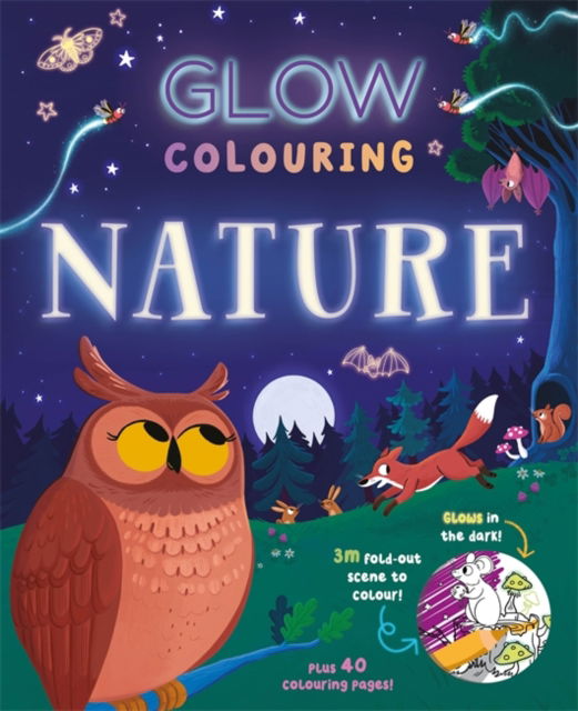 Cover for Igloo Books Ltd · Glow Colouring: Nature - Glow-in-the-Dark Colouring Book (Paperback Book) (2025)