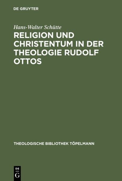 Cover for Schütte · Religion und Christentum in der (Book) [German edition] (1969)