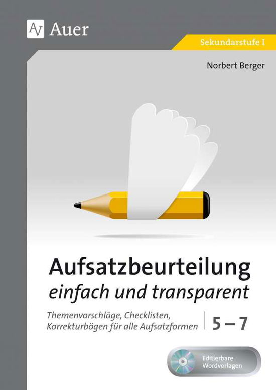 Cover for Berger · Aufsatzbeurteilung einfach und (Book)