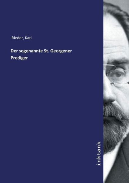 Cover for Rieder · Der sogenannte St. Georgener Pre (Bog)