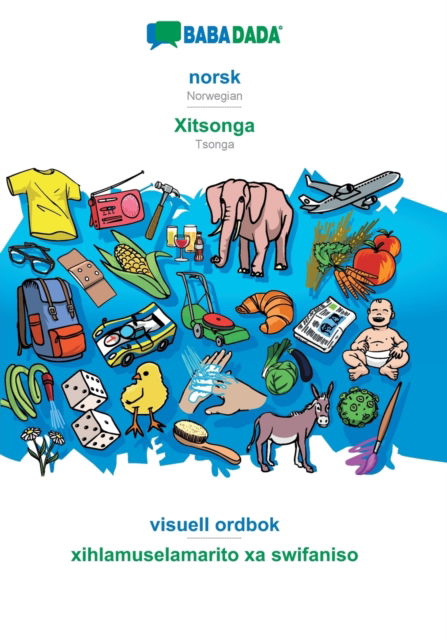 Cover for Babadada GmbH · BABADADA, norsk - Xitsonga, visuell ordbok - xihlamuselamarito xa swifaniso: Norwegian - Tsonga, visual dictionary (Paperback Book) (2020)