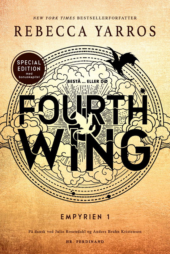 Cover for Rebecca Yarros · Empyrien: Fourth Wing - Bestå ... eller dø (Paperback Book) [2º edição] (2025)