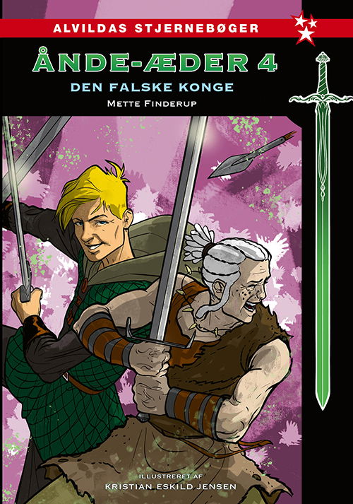 Cover for Mette Finderup · Ånde-æder: Ånde-æder 4: Den falske konge (Indbundet Bog) [1. udgave] (2024)