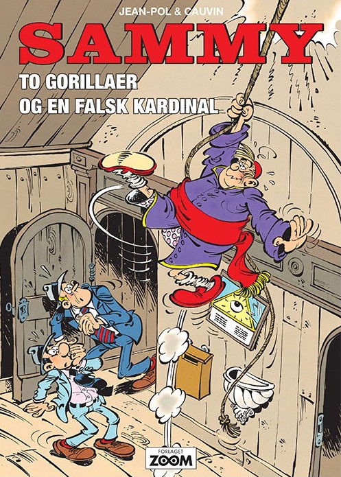 Cover for Jean-pol og Raoul Cauvin · Sammy: to Gorillaer og en Falsk Kardinal (Sewn Spine Book) (2016)