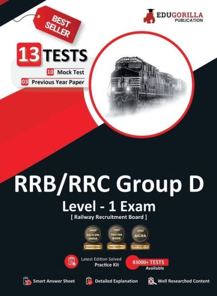 Cover for Rohit Manglik · RRB Group D 2020 - 20 Mock Tests + 5 PYP For Complete Preparation (Paperback Book) (2022)